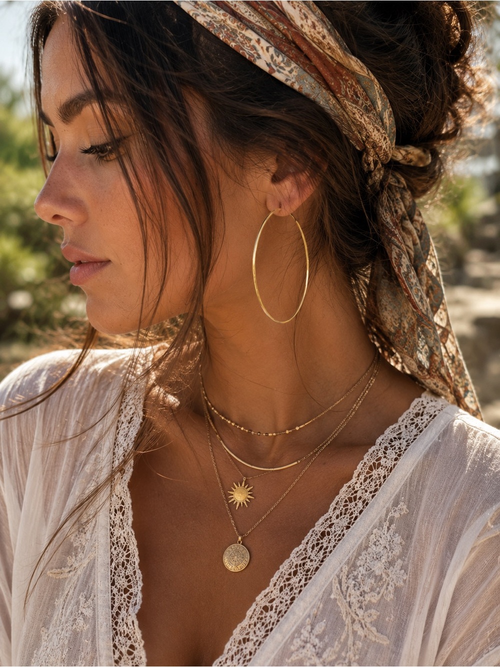 Hoops for Life!  14K Gold Plated Endless Tube Hoop Earrings